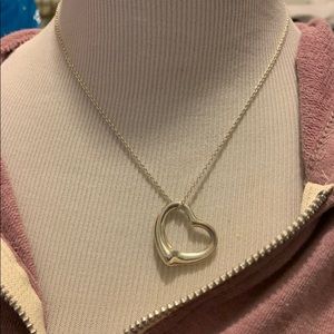 Large silver heart Tiffany & Co